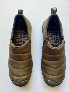NWT KEEN Men’s Howser 2 Slip-On Quilted Casual Shoes in Brown